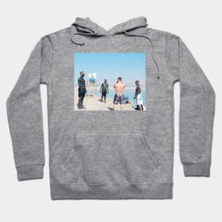 Israel, Dead Sea. Men and Mud Hoodie